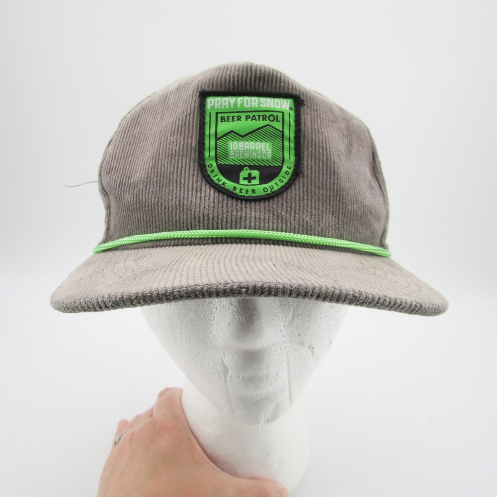 10 Barrel Brewing Co Corduroy Snapback Hat Drink Beer Outside Beer Patrol Rope